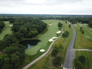 TPC Deere Run Aerial 10th Back